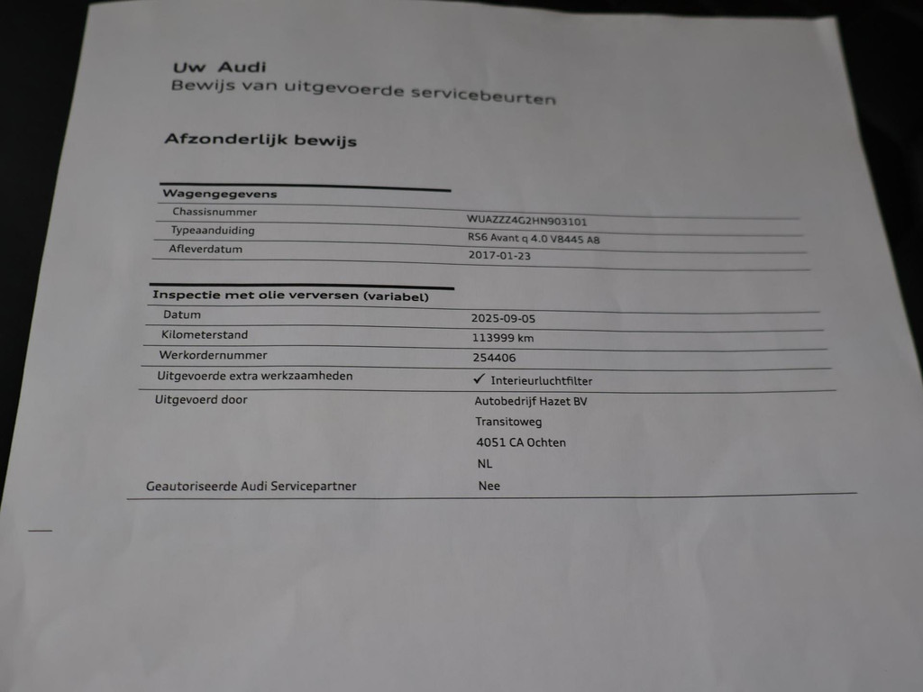 Audi RS6 4.0 TFSI V8 605 PK PERFORMANCE | KERAMISCH 50818814-81.jpg | Autobedrijf Hazet